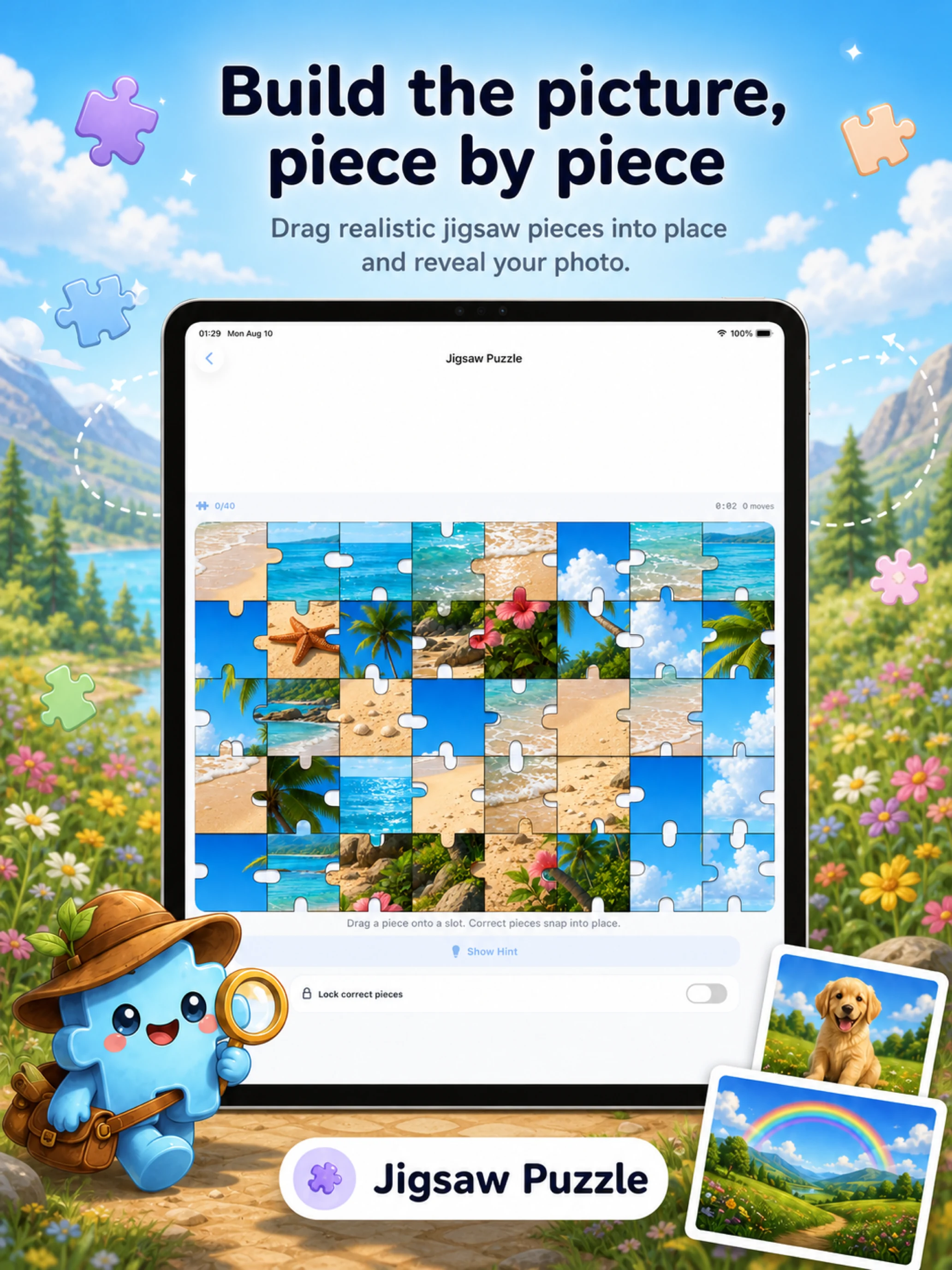 Puzzaic Jigsaw Puzzle on iPad